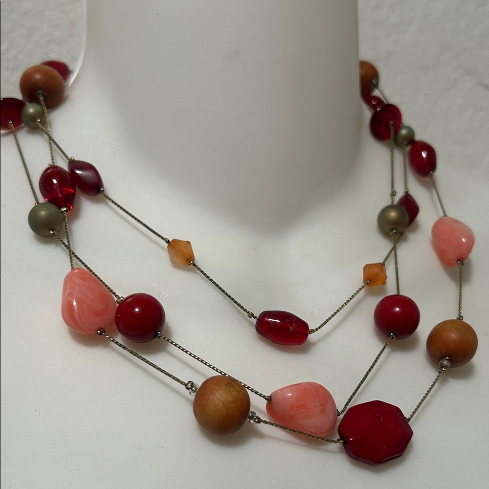 Elegant Multi-Color Beaded Necklace